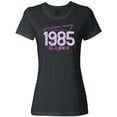 thumbnail image 3 of Inktastic Born In 1985 Throwback Birthday Women's T-Shirt, 3 of 5