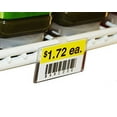 thumbnail image 3 of 2.25" L x 1.25" H Plastic Cooler / Refrigerator UPC Label Holder Clip Organizer for Double Wire Fridge Shelf - 50 Pack, 3 of 6