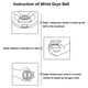 thumbnail image 4 of Bola para muñeca de arranque automático, dispositivo de fortalecimiento de muñeca con bola giroscópica portátil, color negro con luz, 4 of 10