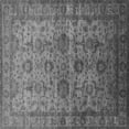 thumbnail image 1 of Ahgly Company Indoor Square Oriental Gray Industrial Area Rugs, 4' Square, 1 of 4