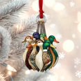 thumbnail image 2 of GQDIN Duck Hunting Christmas Ornament - 2D Flat Acrylic Mallard Duck Decor for Xmas Tree - Ideal Gift for Duck Hunters & Outdoor Enthusiasts Holiday Decoration, 2 of 7