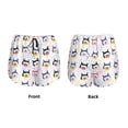 thumbnail image 6 of Uemuo Cute Dog Pattern Women's Athletic Shorts High Waisted Running Shorts with Liner Pockets Gym Elastic Workout Shorts-Large, 6 of 9