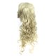 thumbnail image 3 of Humano Cabello Pelucas para Mujeres 24"+24" Dorado Tono Rizado Peluca con Peluca Gorra, 3 of 7