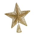 thumbnail image 2 of Adorno para copa de árbol de Navidad, adorno para copa de árbol de Navidad, adorno festivo con purpurina decorativa 25 cm de oro, 2 of 9