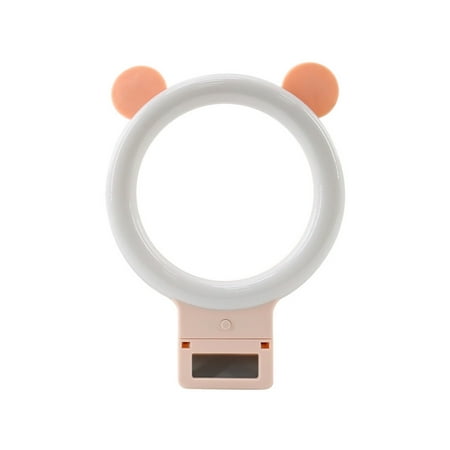 Image of axGear Selfie Ring Light Cell Phone Clip-on Fill Light LED Makeup Lamp Circle LED