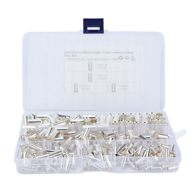 Embouts de Ferrules, Kit de 240 Pcs Embrules de Fil Kit de Bornes de Ferrules de Fil Performance de Premier Ordre