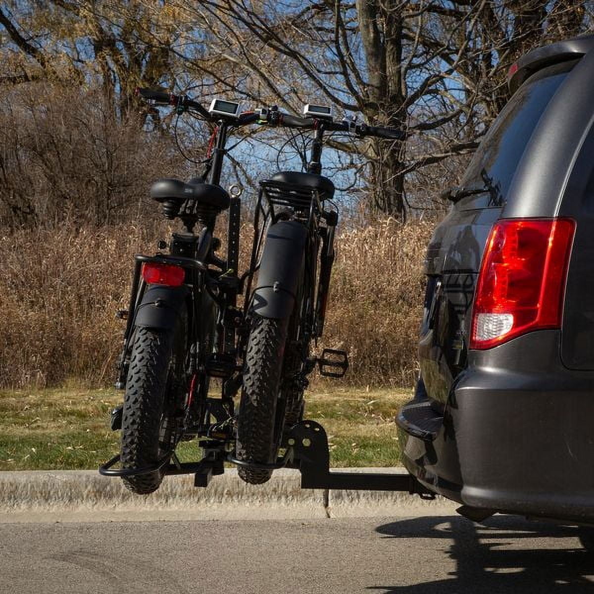 Elevate Outdoor Hitch Platform Rack for E-bikes and Fat Tire Bikes - 2 Bike