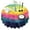 Colorful Tie Dye-1, variant on Colorful Tie Dye Pattern Round Tablecloth 60"x60",Wrinkle Wipeable Table Cloth for Kitchen Dining Room Picnic Patio Party