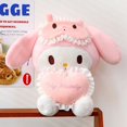 thumbnail image 3 of Sanrio Anime plushie Toys Kawaii Hello Kitty Kuromi My melody Cinnamoroll Plush Soft Stuffed Doll Plushie Children's Gift, 3 of 5