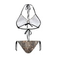 thumbnail image 2 of chaqlin Women's Woodland Camo Halter Triangle Bikini Set - Quick Dry Tie Side Two Piece Swimsuit for Beach & Pool Vacation, 2 of 9