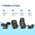 thumbnail image 3 of Graco 4Ever DLX 4-in-1 Car Seat, Grey, Infant to Toddler Car Seat, with 10 Years of Use, Rear-facing, Forward-facing and Booster Modes, Safe, Comfortable and Convenient, 3 of 5