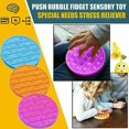 thumbnail image 2 of Juguete sensorial de la yema del dedo de la burbuja de empuje de silicona para niños Regalo de vacaciones para aliviar la ansiedad-08 // kaili Sencillez, 2 of 5