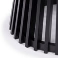 thumbnail image 5 of Plank+Beam 48" Lido Round Dining Table, Solid Wood Minimalist Kitchen Table for 4, Black, 5 of 9