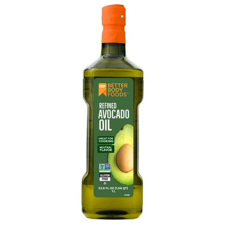 BetterBody Foods Refined Avocado Oil, 33.8 fl oz, 1 Liter