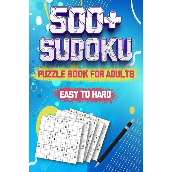 500   Sudoku Puzzles Book for Adults: 9 x 9 grid Sudoku Puzzles (Paperback)