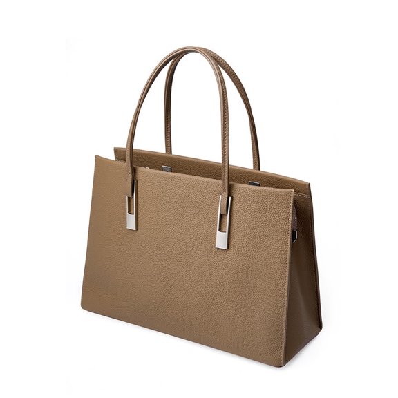 Full-Grain Cowhide Women's Shoulder Bag Genuine Leather Tote Bag Commuting Large Bag