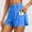 Blue, variant on Shorts for Women Everyday Women's Shorts for Loungewear and Training High Waist Yoga Short with Built-In Layered Design for and Comfort Black M