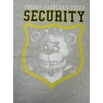 thumbnail image 2 of Bioworld Five Nights At Freddy's Fazbear's Pizza Security Layout Screen Print on Athletic Heather Tee-M, 2 of 4