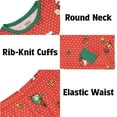 thumbnail image 6 of PEANUTS Toddler Boys Girls Snoopy Family Matching Pajamas Sleepwear 2-Piece Sets for Christmas with Woodstock Charlie Brown Linus (Red Polka Dot, 5T), 6 of 7