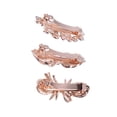 thumbnail image 6 of Unique Bargains Hair Barrettes Hair Accessories for Women Hair Clip Sparkly Rhinestones Hairpin 3 Pcs Pink, 6 of 6