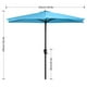 thumbnail image 3 of Media sombrilla de patio ABCCANOPY de 2,7 m (turquesa) con sistema de manivela, 3 of 7