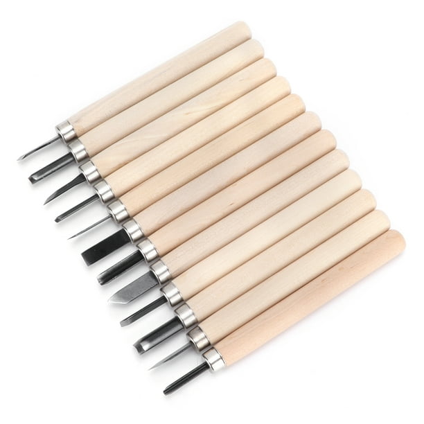 Wood Carving Knife Set, Rubber Carving Knife Kit 12Pcs For Carving For