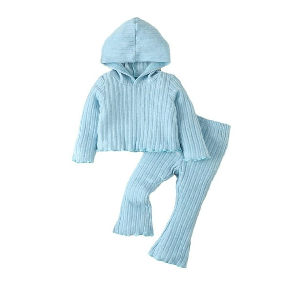 adviicd Fall Outfits for Girls Toddler Girl Clothes Top and Long Pants Baby Girl Winter Outfits Girl Clothes (Blue,3-4 Years)