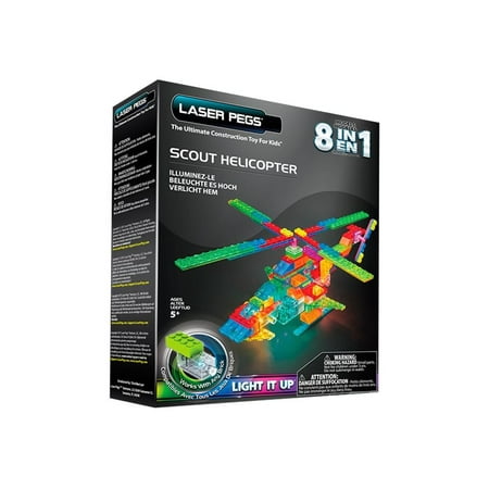 Laser Pegs Power Block 8IN1 - Scout Helicopter