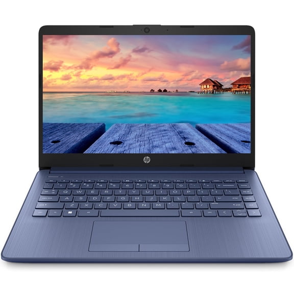 HP Laptop, 14" Ultral Light Laptop for Students and Business, Intel Celeron Quad-Core N4120, 8GB RAM, 64GB eMMC 256GB Micro SD(no SD Port), Wi-Fi, Bluetooth, Webcam, Windows 11 Home in S Mode, Blue