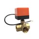 thumbnail image 3 of Kearding Válvula de bola eléctrica de 3 hilos y 2 vías Válvula de bola eléctrica motorizada con rosca de latón DC24V Jardín y Patio No.03 Kearding WJ3018-03, 3 of 6