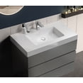 thumbnail image 2 of CITTANEO 36 Inch Bathroom Vanity with Sink, Modern Bathroom Cabinet with 3 Drawers, Gray, 2 of 6