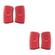 thumbnail image 2 of Inteprter 2 piezas de soporte para mango de olla, accesorio de cocina seguro para el hogar, Clip de silicona Simple grueso, doble agujero rojo Rojo Doble agujero 2piezas, 2 of 6