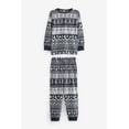thumbnail image 1 of Conjunto de pijamas estampados de manga larga y cuello redondo para padres e hijos, nuevo hogar familiar navideño europeo y americano, 1 of 5
