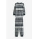 thumbnail image 1 of Conjunto de pijamas estampados de manga larga y cuello redondo para padres e hijos, nuevo hogar familiar navideño europeo y americano, 1 of 5