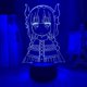 thumbnail image 3 of SCSYV 3D Night Light Touch Switch Table Desk Illusion Lamps Led Night Light Dragon Maid 3D Lamp Anime for Room Decor Nightlight Kid Child Birthday Gif, 3 of 5
