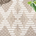 thumbnail image 4 of SAFAVIEH Global Careen Diamond Area Rug, Beige/Ivory, 6'7" x 6'7" Square, 4 of 6