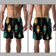 thumbnail image 3 of luoweisi Men's Beach Shorts Quick Dry Swim Trunks with Mesh Lining Retro Lantern L, 3 of 5