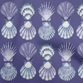 thumbnail image 1 of oneOone Cotton Silk Royal Blue Fabric Sea Shells Ocean Craft Projects Decor Fabric Printed By The Yard 42 Inch Wide, 1 of 4
