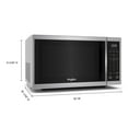 thumbnail image 3 of Whirlpool 0.9 cu. ft. Stainless Steel Countertop Microwave With Steam Clean -, 3 of 6