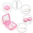 thumbnail image 4 of Portable Contact Lens Case Travel Kit Mirror +bottle + tweezers Container Holder (pink), 4 of 7