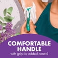 thumbnail image 6 of BIC Soleil 4 Escape Scented Women's Disposable Razors With 4 Blades, Comfortable Shave, Lavender & Eucalyptus Scented Handle Shaving Razors for Women, 4 Count, 6 of 9