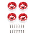 thumbnail image 1 of 4Pcs RC Roue Moyeu Kit, 2,2 Pouces de Diamètre Métal RC Voiture Roue Partie Compatible avec AXIAL SCX10 90046 1/10 RC Voiture, 1 of 7