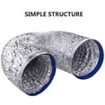 thumbnail image 3 of ETHZZLE Stretchable Aluminum Foil Air Duct for Exhaust Fan Use with Efficient Airflow Design, 3 of 8
