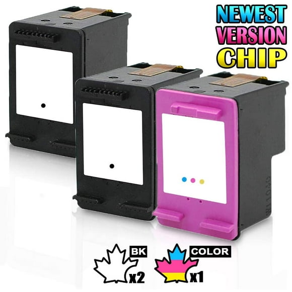 3 Inkfirst® Remanufactured Ink Cartridges Replacement for HP 61 XL 61XL Envy 5530 4500 4502 OfficeJet 4630 4635 DeskJet 2540