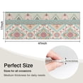 thumbnail image 5 of Orange and Purple Diamond Shaped Geometric Boho Pattern Kitchen Rug Mat,Kitchen Runner Rugs Non Skid Washable,Decorative Kitchen Floor Mats for Kitchen,Sink,Laundry,17"X47", 5 of 5