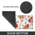 thumbnail image 6 of Pioneer Flower Floral Print Pattern Kitchen Rugs Sets Of 2,Anti Fatigue Kitchen Mat Rugs Non Slip Washable,Decorative Kitchen Floor Mats for Kitchen,Sink,Laundry,17"x30"+17"x47", 6 of 7