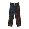 thumbnail image 4 of Sigee Gamepad Joystick Game Print Men's Pajama Pants - Soft Lounge Sleep Bottoms with Elastic Waistband and Pockets-XX-Large, 4 of 9