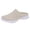 Beige, variant on Women Walking Mules Shoes S𝗅ip On Walking Sneakers Breathable Mesh Backless Shoes Non-S𝗅ip Wide Width Sport Shoes Casual Close Toe Knit Shoes with Soft Sole for Summer and Autumn