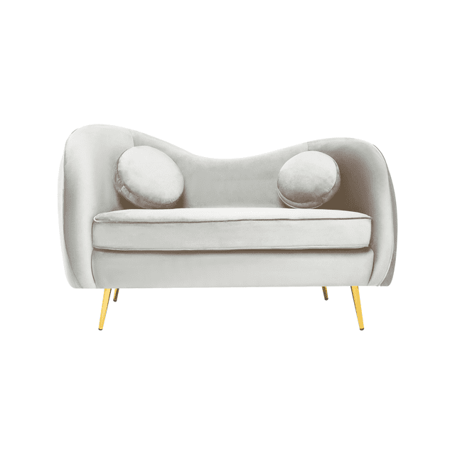 Love Seat Robert Beige - Kessa Muebles
