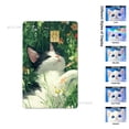 thumbnail image 1 of Cute Black Cat Cartoon PVC Film Skin Sticker for Debit Card Credit Bank Card Sticker Shining Rainbow Stars Love Card Sticker, 1 of 6